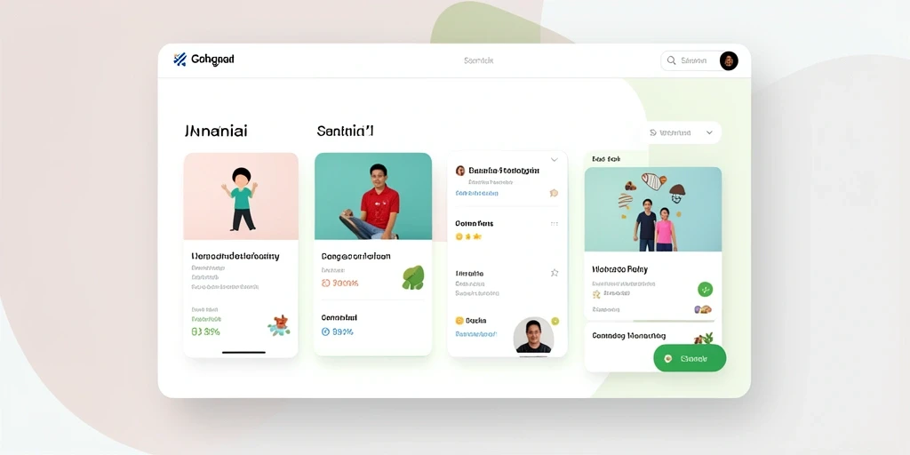 Tampilan menu utama yang menarik dan intuitif.