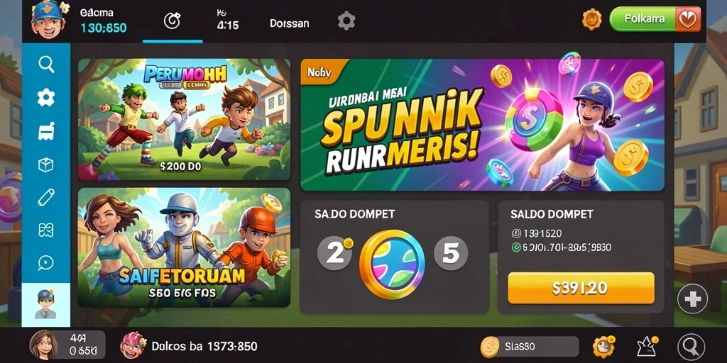 Screenshot menampilkan tampilan antarmuka permainan yang menarik.
