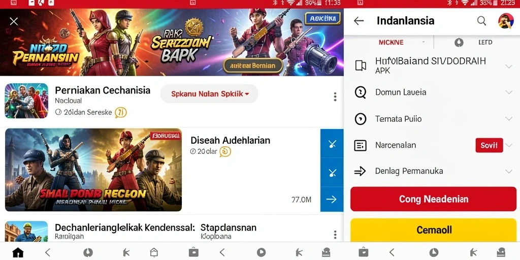 Tampilan antarmuka LEDAKGG yang intuitif.