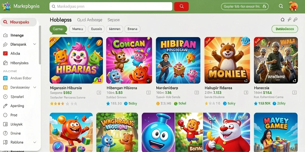 Tampilan utama aplikasi yang menarik dan mudah dinavigasi.
