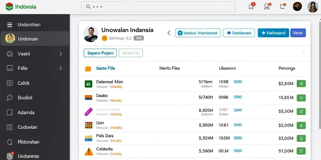 Tampilan antarmuka yang menarik dan mudah dinavigasi.