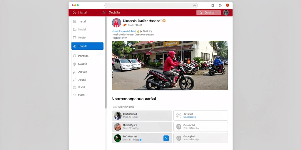Antarmuka user-friendly yang memudahkan navigasi.