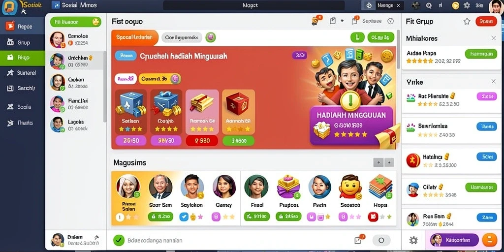 Screenshot menunjukkan gameplay yang dinamis dan seru.