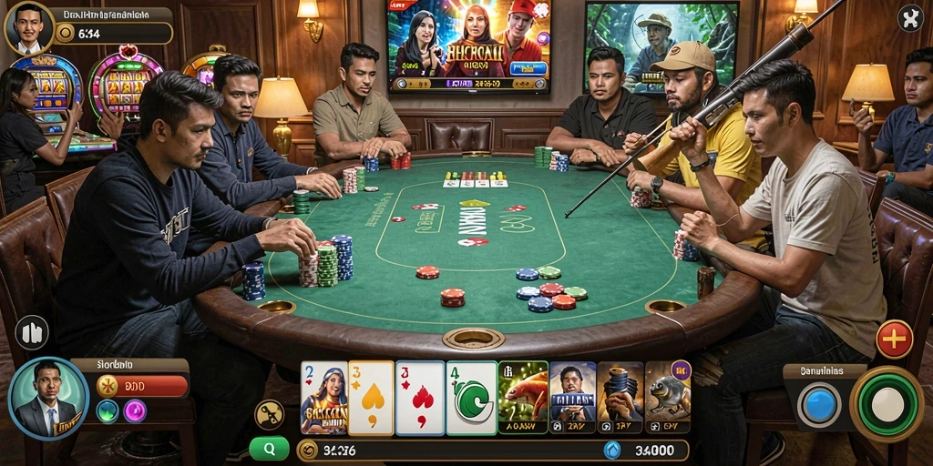 Tampilan utama game RAJACUAN yang memukau.