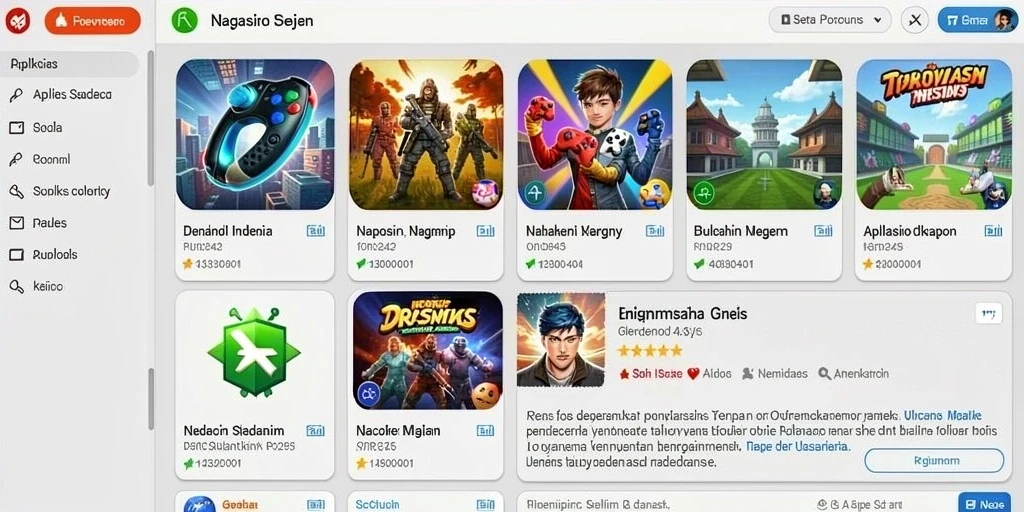 Screenshot menampilkan antarmuka pengguna yang menarik.