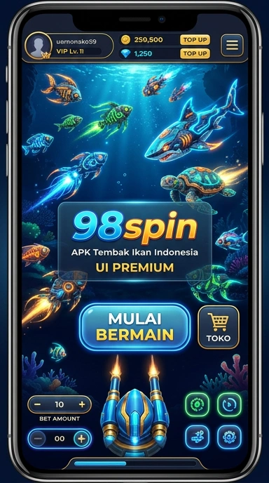 Pratinjau antarmuka 98spin — aplikasi APK resmi Android v5.8.7